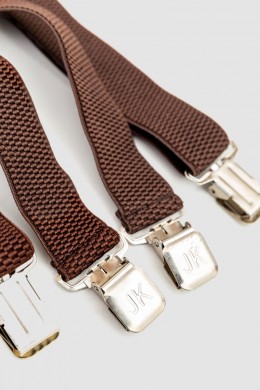 Подтяжки, цвет коричневый, 196R40Y14-1