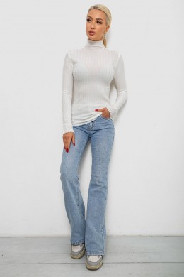 Гольф женский однотонный, цвет белый, 204R040