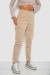 Спортивные штаны женские на флисе, цвет бежевый, 238R57013