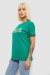 Футболка жіноча з принтом, колір зелений, 244R4022