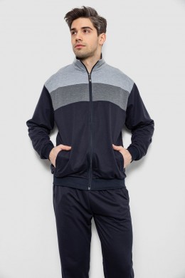 Спортивный костюм мужской, цвет сине-серый, 244R9160