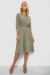 Платье софт с принтом, цвет оливковый, 230R1011-5 Платье софт с принтом, цвет оливковый, 230R1011-5