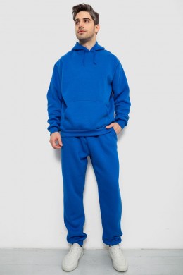 Спортивный костюм мужской на флисе, цвет электрик, 244R9162