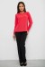 Блуза однотонная, цвет розовый, 230R1122-3 Блуза однотонная, цвет розовый, 230R1122-3