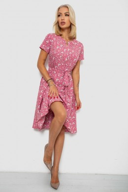 Платье софт с принтом, цвет пудровый, 230R1111