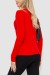 Кофта женская однотонная, цвет красный, 244R2302