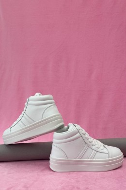 Кроссовки женские демисезонные, цвет белый, 248RWA180