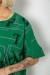 Футболка жіноча з принтом, колір зелений, 244R4016