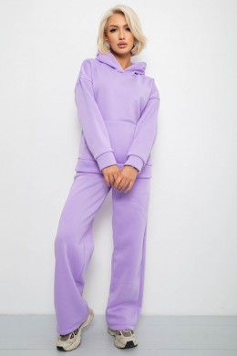 Спортивный костюм женский на флисе, цвет сиреневый, 257R87