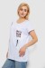 Футболка женская с принтом, цвет белый, 244R2413 Футболка женская с принтом, цвет белый, 244R2413