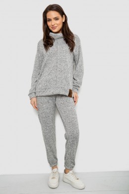 Костюм женский повседневный, цвет серый, 257R123