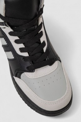 Кросівки жіночі зимові на хутрі, колір чорно-сірий, 248RAD500-6