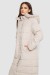 Куртка женская демисезонная удлиненная, цвет светло-бежевый, 207R006