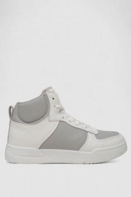 Кросівки жіночі зимові на хутрі, колір сіро-білий, 248RAD300