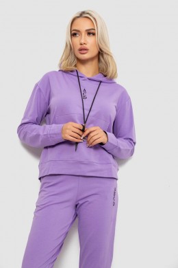 Спортивний костюм жіночий двонитка, колір бузковий, 214R1419-001