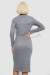 Платье повседневное утепленное, цвет светло-серый, 257R115