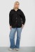 Рубашка -бомбер женская, цвет черный, 257R153 Рубашка -бомбер женская, цвет черный, 257R153