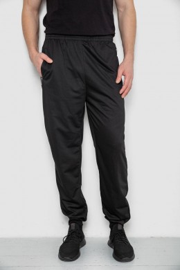 Спортивные штаны мужские, цвет черный, 244R4692