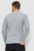 Свитер мужской однотонный, цвет светло-серый, 161R1770-1 Свитер мужской однотонный, цвет светло-серый, 161R1770-1