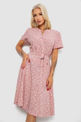 Платье софт с принтом, цвет розовый, 230R1111