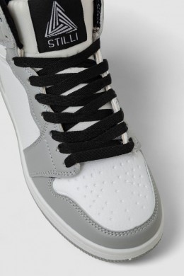 Кроссовки женские зимние на меху, цвет бело-серый, 248RHB470-2