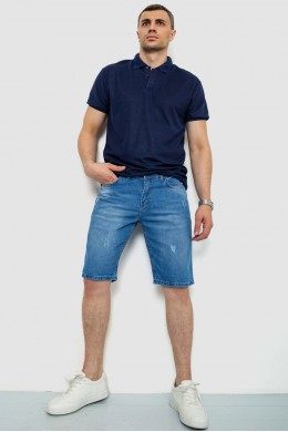 Шорти чоловічі джинсові, колір блакитний, 244RB001