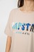 Футболка женская с принтом, цвет светло-бежевый, 244R4012