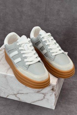 Кроссовки женские демисезонные, цвет серый, 248RCX1590