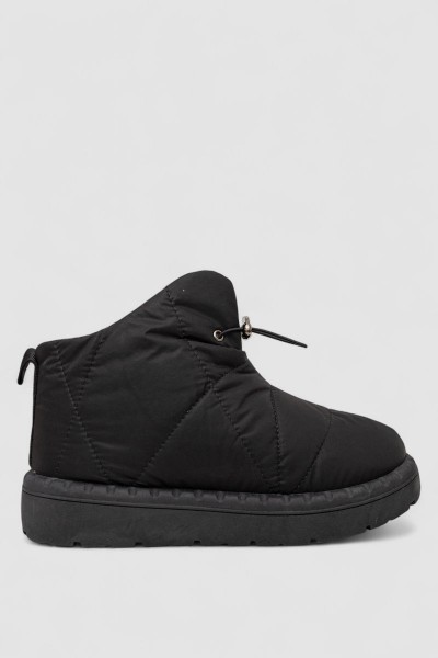 Дутики женские зимние на меху, цвет черно-серый, 248RFM400