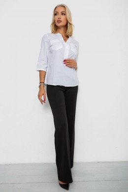 Блуза однотонная, цвет молочный, 230R96-15