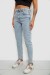 Джинси жіночі однотонні Skinny, колір блакитний, 244R1743S21 Джинси жіночі однотонні Skinny, колір блакитний, 244R1743S21