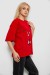 Футболка женская с принтом, цвет красный, 244R2016