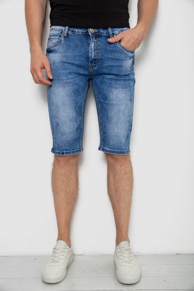 Шорты мужские джинсовые, цвет синий, 244RLS22-0209X