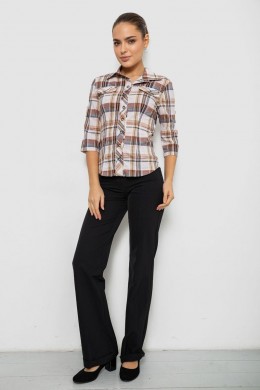 Рубашка женская  230R063-25, цвет Бежевый