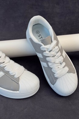 Кроссовки женские демисезонные, цвет серый, 248RBK10