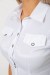 Сорочка класична в смужку, колір білий, 230R667-1 Сорочка класична в смужку, колір білий, 230R667-1