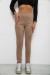 Лосины однотонные, цвет бежевый, 257R2045
