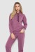 Спорт костюм женский на флисе, цвет сливовый, 241R1530