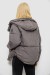 Куртка женская зимняя короткая, цвет серый, 244R983 Куртка женская зимняя короткая, цвет серый, 244R983