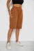 Шорти жіночі однотонні, колір коричневий, 238R119 Шорти жіночі однотонні, колір коричневий, 238R119