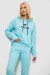 Спортивный костюм женский двухнитка, цвет голубой, 214R1419-007 Спортивный костюм женский двухнитка, цвет голубой, 214R1419-007
