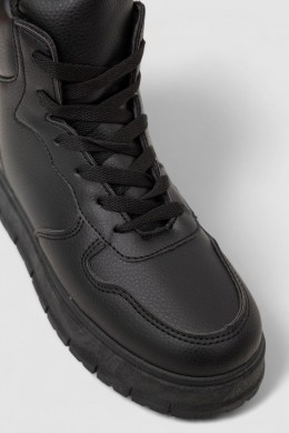 Кроссовки женские зимние на меху, цвет черный, 248RBL5