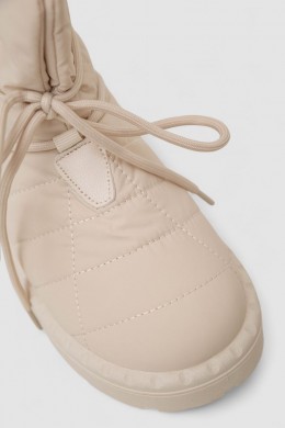 Дутики жіночі зимові на хутрі, колір бежевий, 248RFM100