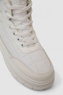 Кроссовки женские зимние на меху  -уценка, цвет белый, 248RBL3-U-4