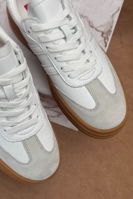 Кроссовки женские демисезонные, цвет белый, 248RCX1580