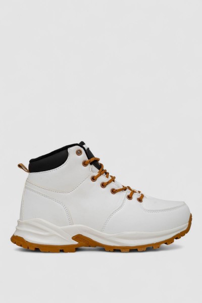 Кросівки чоловічі зимові на хутрі  -уцінка, колір біло-жовтий, 248RH770-U-86