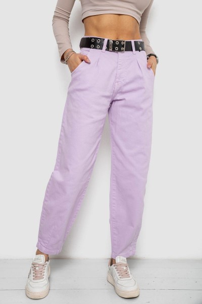 Джинсы женские баллоны, цвет сиреневый, 250R00276