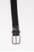 Чорний ремінь унісекс, з класичною пряжкою, 196R35T1W21