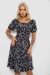 Платье софт с принтом, цвет черный, 230R1010-5