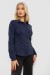 Блуза классическая, цвет синий, 230R08-2 Блуза классическая, цвет синий, 230R08-2
